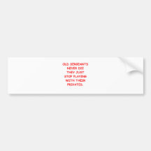 SARGE.png Bumper Stickers