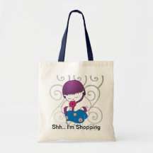 Sarong Girl -FlowerSwirl- Bag Tote Customizable