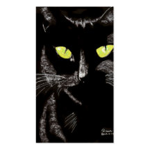 sassy cat business cards