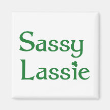 Sassy Lassie Refrigerator Magnets