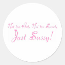 Sassy Pink Sticker