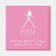 Sassy Steppers pink magnet