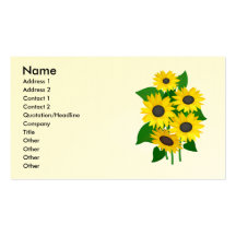Sassy Sunflowers Business Cards