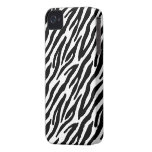 Sassy Zebra Print iPhone 4 Case-Mate Cases