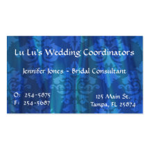 Satin Damask Business Card