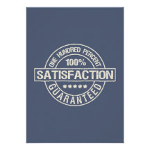 SATISFACTION GUARANTEED custom invitation