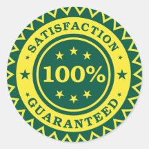 Satisfaction Guaranteed Stickers