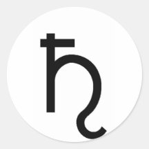 SATURN ROUND STICKER