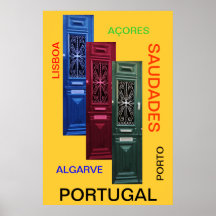 "Saudades" Portugal poster
