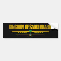 Saudi Arabia Flag Bumper Stickers