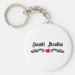 Saudi Arabia Tattoo Style Keychain