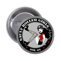 Sault Roller Girls - Button