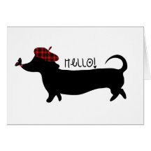 Sausage Dog Card