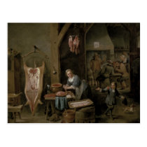 Sausage-making, 1651 postcards