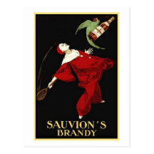 Sauvion's Brandy Postcard