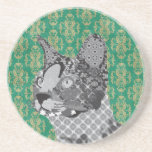 Savannah Cat Green  Coaster coasters