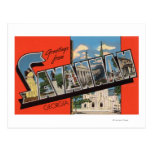 Savannah, Georgia - Large Letter Scenes 2 Post Cards