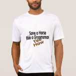 Save A Horse Ride A Groomsman Tee Shirts