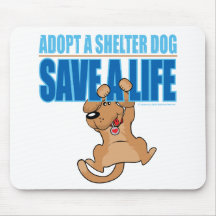 Save A Life Shelter Dog Mousepad
