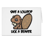 Save a Lollipop Lick a Beaver cards
