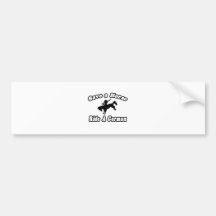 Save Horse, Ride German Bumper Sticker