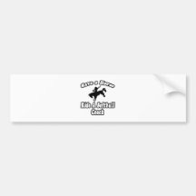 Save Horse, Ride Softball Coach Bumper Stickers