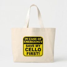 Save My Cello Canvas Bag