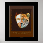 SAVE OUR ENDANGERED SPECIES Art Poster