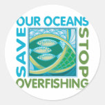 Save Our Oceans - Stop Overfishing Sticker