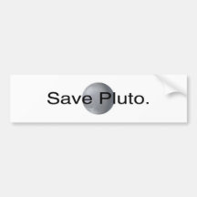 Save Pluto Bumper Sticker