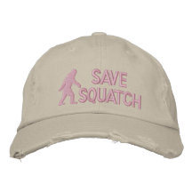 Save squatch * large logo* embroidered baseball caps