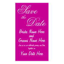 Save the Date Announcement cards Business Card Templates