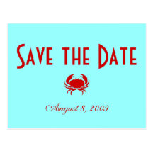 Save the Date - Beach - Customised Post Cards