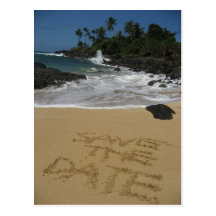 Save The Date - Beach Post Cards