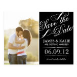 SAVE THE DATE | BLACK & WHITE POST CARDS