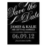 SAVE THE DATE | BLACK & WHITE POSTCARDS