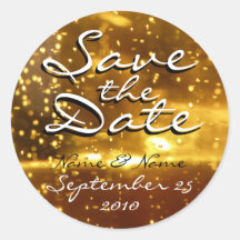 Save The Date Bubbles Sticker