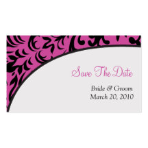 Save The Date Business Card