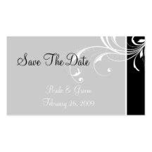 Save The Date Business Card Template