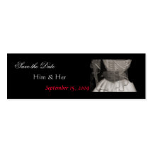 Save the date cards business card