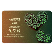 save the date creative magnet