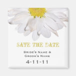 Save The Date - Daisy Wedding Fridge Magnet