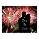 Save the Date Engagement Wedding postcards