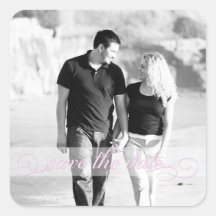 Save the Date Envelope Seal Sticker