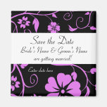 Save the date - Floral Wedding Magnet
