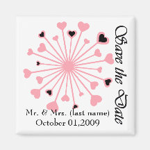Save the Date Fridge Magnet