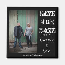 Save The Date Fridge Magnet