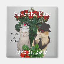 Save the Date Fridge Magnets