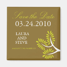 Save the Date Fridge Magnets