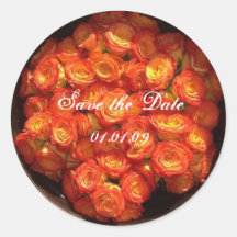 Save the Date label Stickers